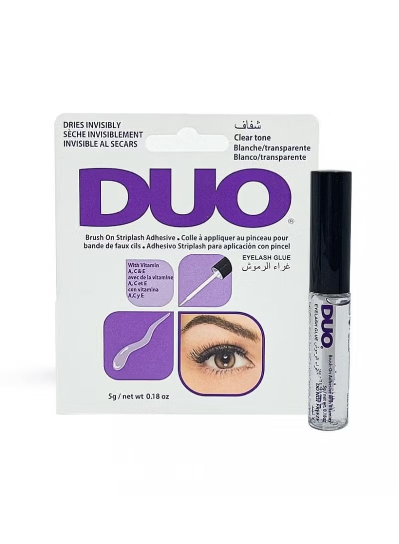Duo Waterproof Lash Adhesive Clear Brush-On 5g