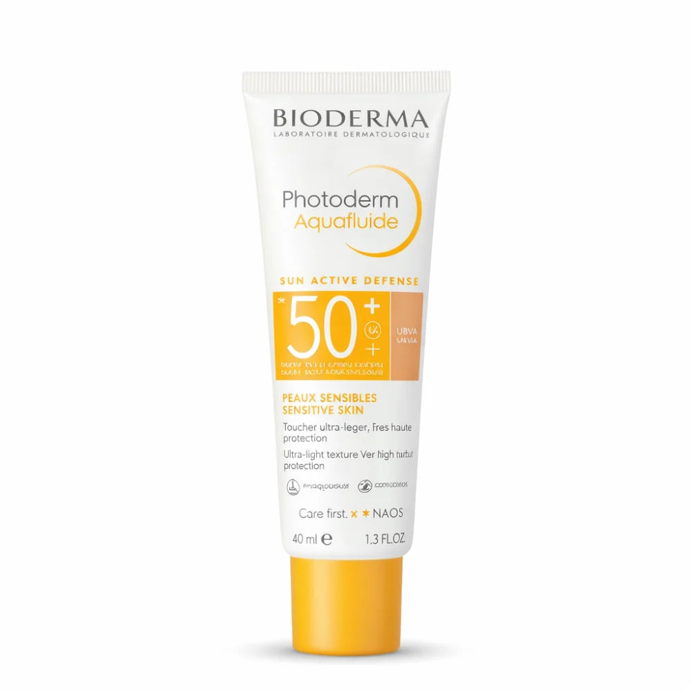 بيوديرما فوتوديرم أكوا فلويد صن أكتيف ديفينس SPF50+ ذهبي 40 مل