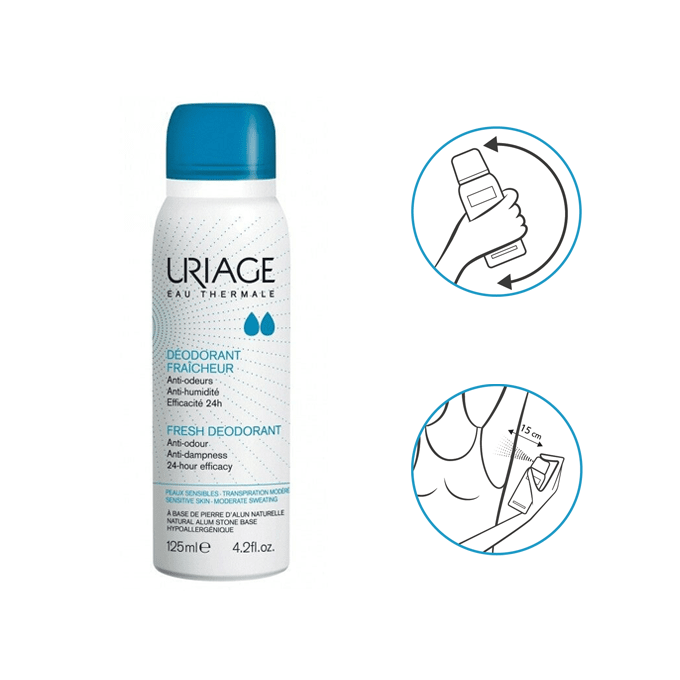 Uriage Fresh Deodorant Spray - 125ml