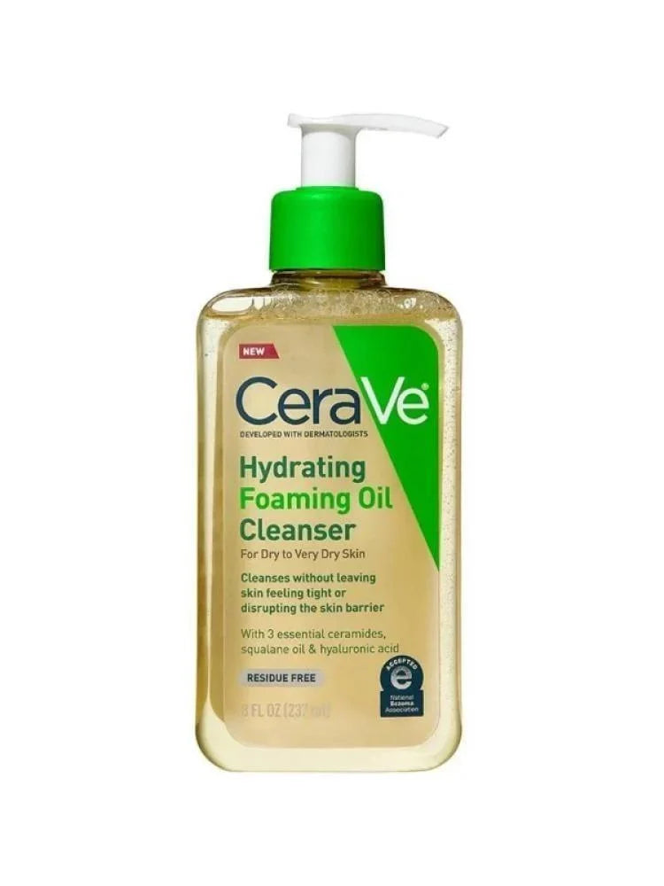 CeraVe Hydrating Foaming Oil Cleanser for Dry to Very Dry Skin (355ml)