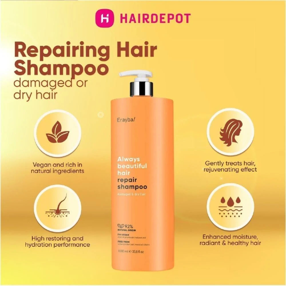 Erayba Shampoo for Damaged or Dry Hair - 1000ml