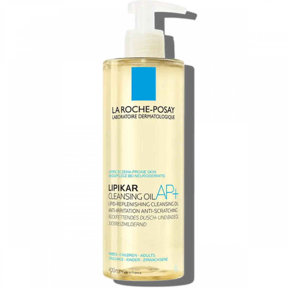 La Roche Posay Lipikar Huile Lavante AP+ - غسول زيتي للوجه والجسم للبشرة الجافة إلى الجافة جداً والمصابة بالإكزيما 400مل
