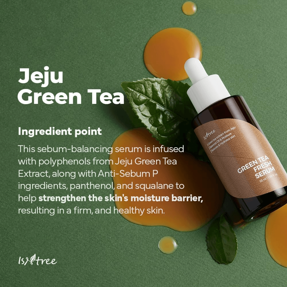 Isntree Green Tea Fresh Serum - 50 مل