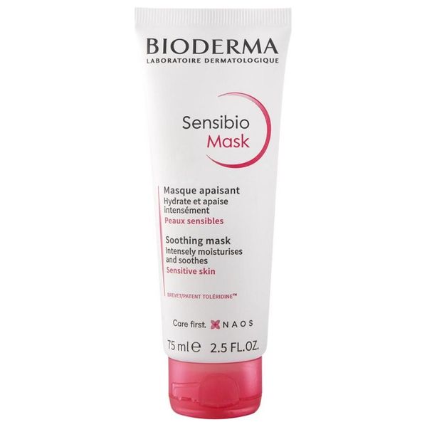 قناع الوجه المرطب Sensibio من Bioderma للبشرة الحساسة - 2.54 أونصة سائلة.