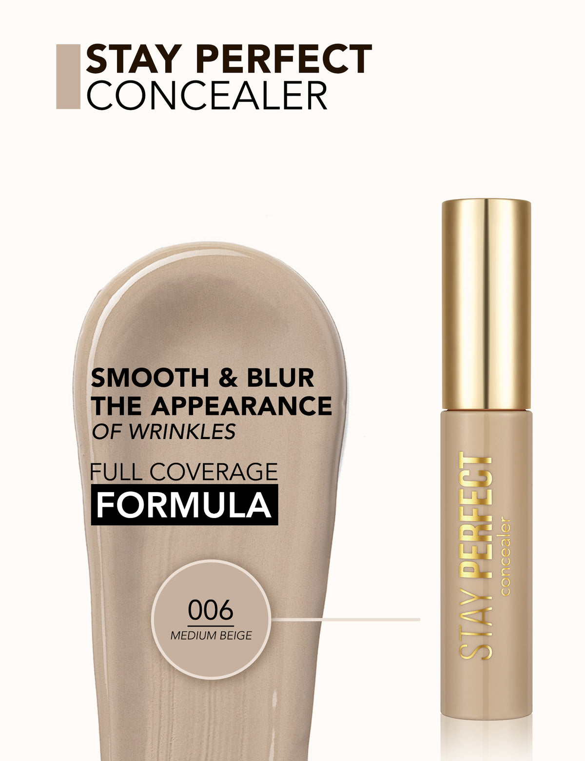 Flormar Stay Perfect Concealer 10ml - No. 006