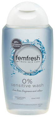 Femfresh Fragrance Free Wash with Lotus Flower & Bamboo Extract 250 ml