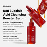 Medicube مقشر حمض السكسينيك للبشرة المعرضة لحب الشباب Red Succinic Acid Peel - 40 مل