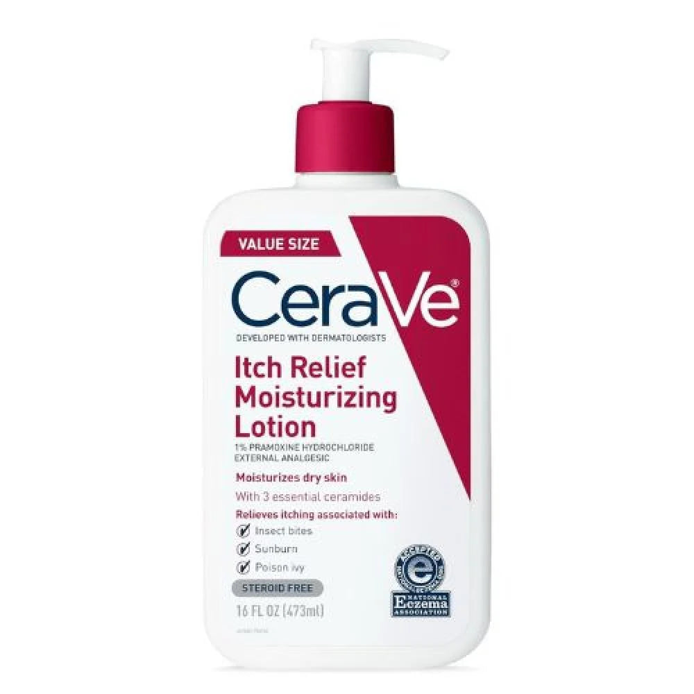 CeraVe Itch Relief Moisturizing Lotion - 3 Essential Ceramides (473 ml)