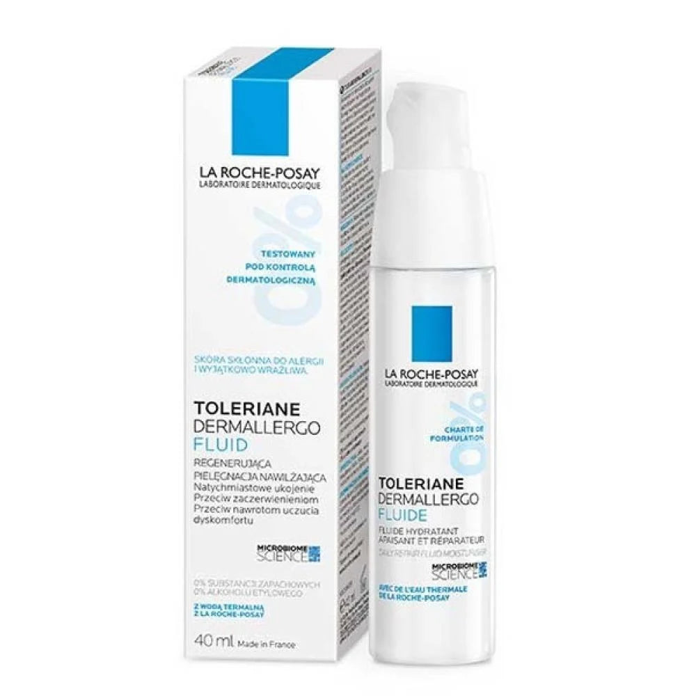 La Roche-Posay Toleriane Dermallergo Fluid Facial and Neck Moisturizer - 40ml