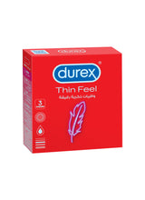Thin Lubricated Condoms for Men, 3 Count