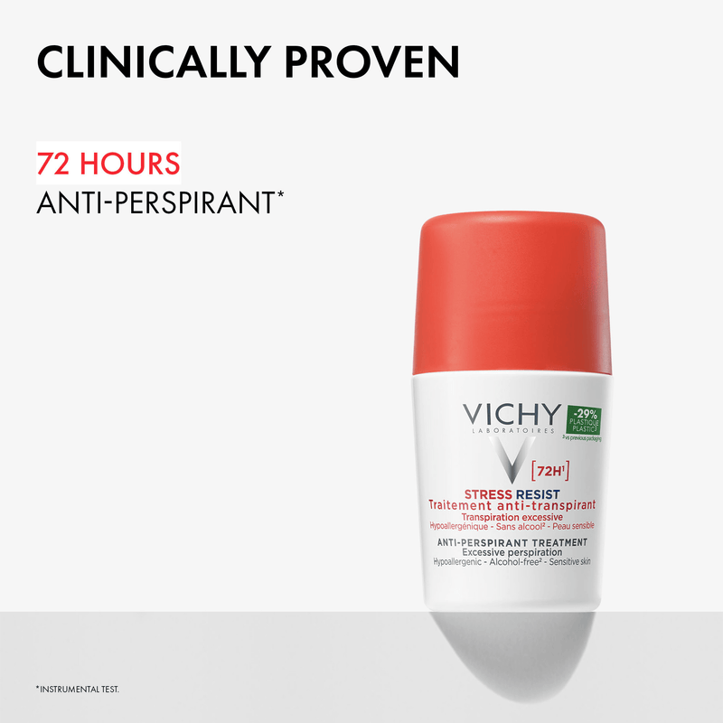 Vichy Stress Resist Anti-Perspirant Roll-on 72Hr - 50 ml