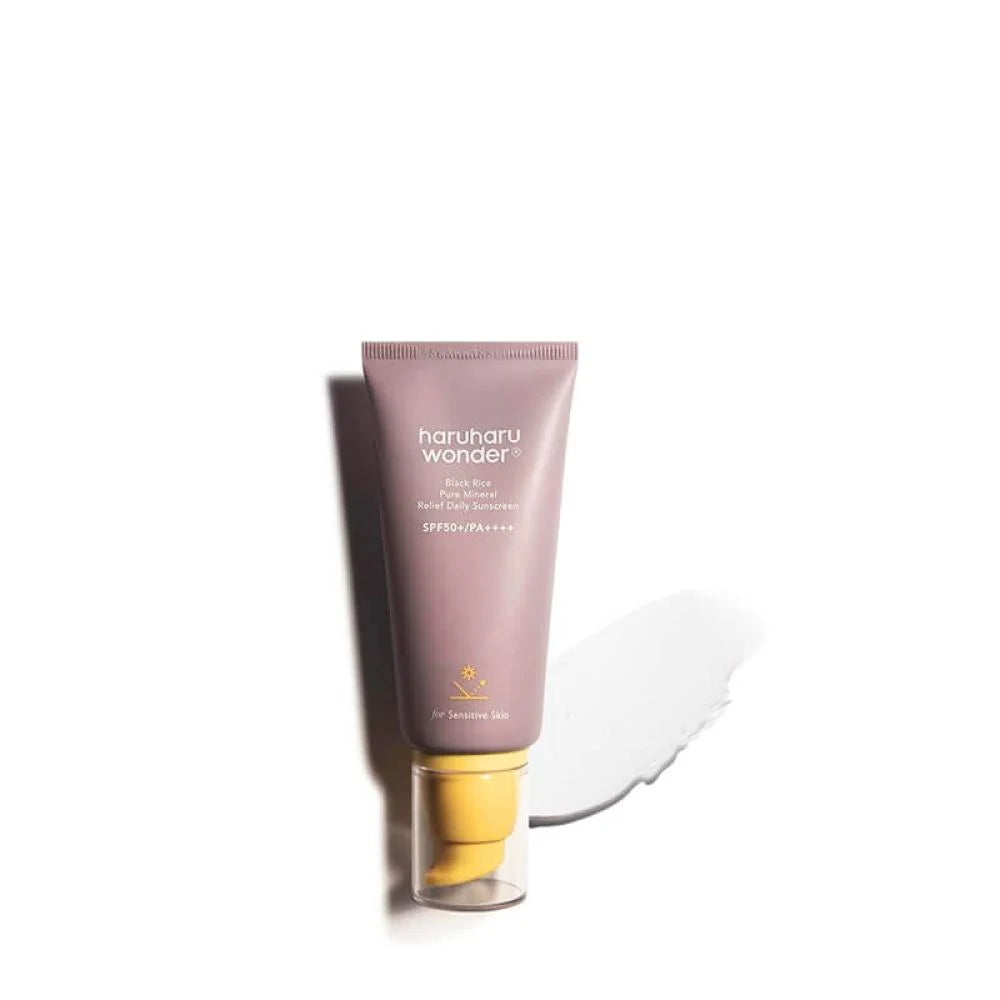 Haruharu WONDER Black Rice Pure Mineral Sunscreen SPF50 Fragrance-Free - 50 ml