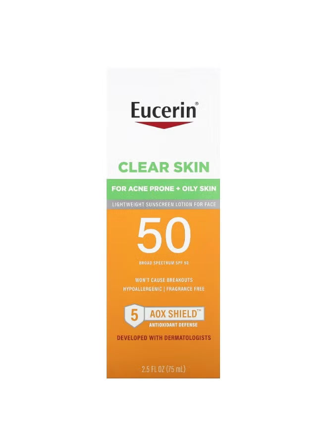 Eucerin Sun Gel-Cream Oil Control SPF 50+ - 75 ml