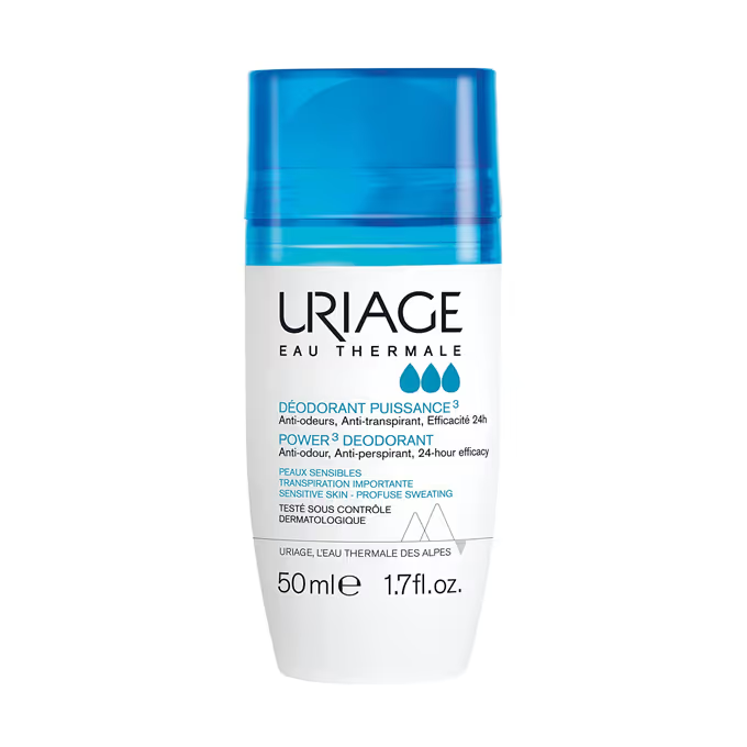 Uriage - مزيل العرق للبشرة شديدة التعرق - 50 مل