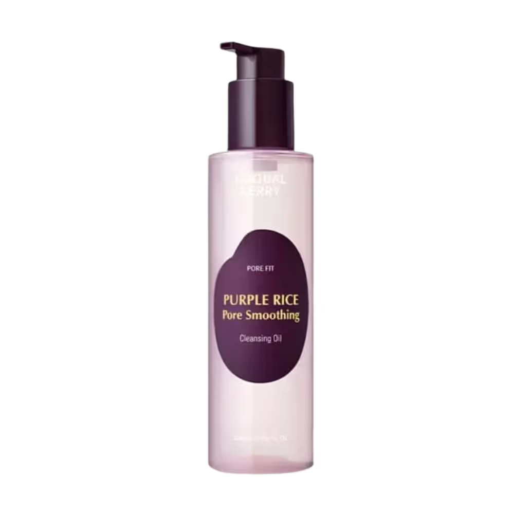 زيت التنظيف والغسل بمسام الأرز الأرجواني من Eqqualberry - 200 مل