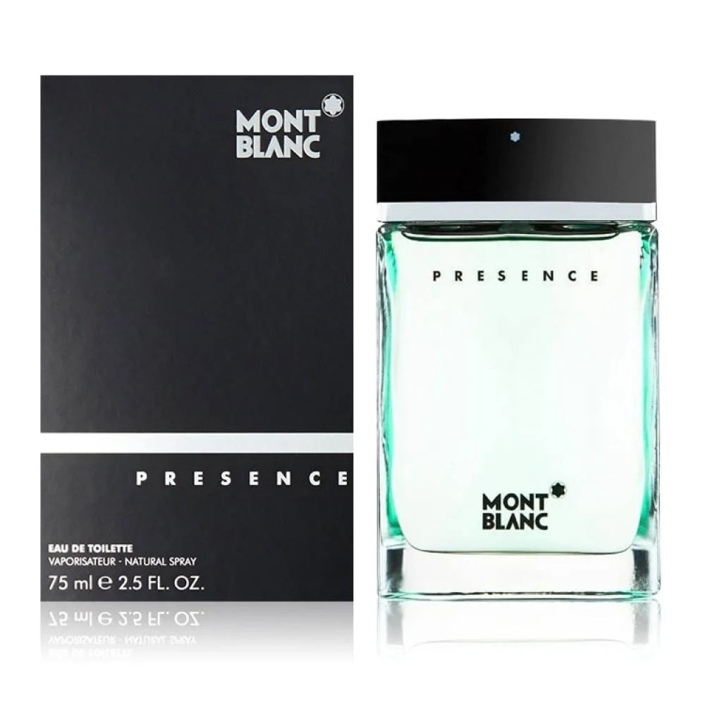 Mont Blanc Presence Eau de Toilette Spray for Men, 75ml