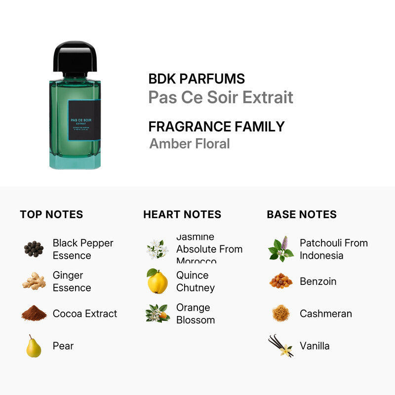 BDK Parfums Pas Ce Soir Extrait de Parfum 100ml